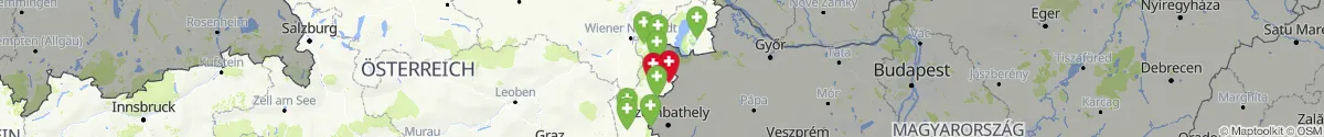Kartenansicht für Apotheken-Notdienste in der Nähe von Nikitsch (Oberpullendorf, Burgenland)